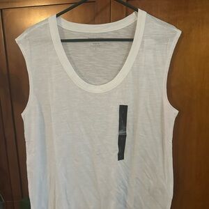 Banana Republic Soft White Tank Top